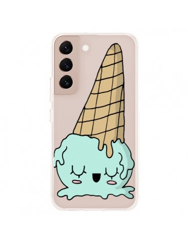 Coque Samsung Galaxy S22 Plus 5G Ice Cream Glace Summer Été Renverse Transparente - Claudia Ramos