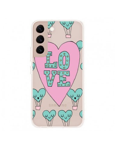 Coque Samsung Galaxy S22 Plus 5G Love Nuage Montgolfier Transparente - Claudia Ramos