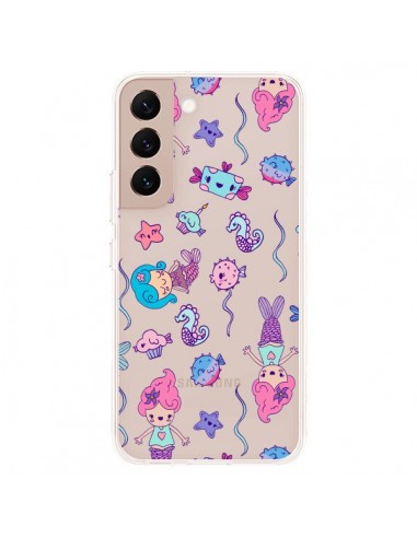 Coque Samsung Galaxy S22 Plus 5G Mermaid Petite Sirene Ocean Transparente - Claudia Ramos