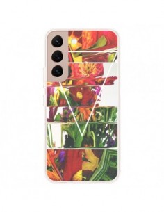 Coque Samsung Galaxy S22 Plus 5G Facke Flowers Fleurs -...