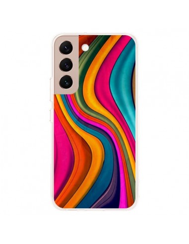 Coque Samsung Galaxy S22 Plus 5G Love Color Vagues - Danny Ivan