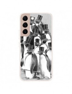 Coque Samsung Galaxy S22 Plus 5G Pingouins Gentlemen -...