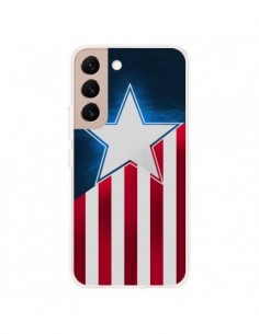 Coque Samsung Galaxy S22 Plus 5G Captain America - Eleaxart