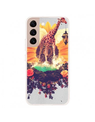 Coque Samsung Galaxy S22 Plus 5G Girafflower Girafe - Eleaxart