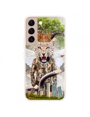 Coque Samsung Galaxy S22 Plus 5G Hear Me Roar Leopard - Eleaxart