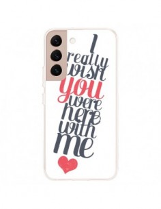 Coque Samsung Galaxy S22 Plus 5G Here with me - Eleaxart