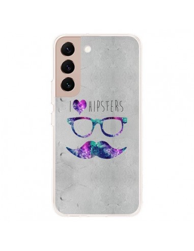 Coque Samsung Galaxy S22 Plus 5G I Love Hipsters - Eleaxart