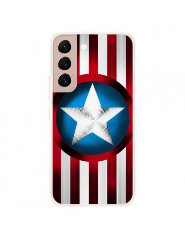 Coque Samsung Galaxy S22 Plus 5G Captain America Great Defender - Eleaxart