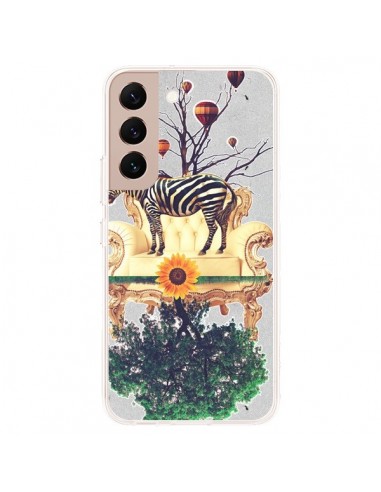 Coque Samsung Galaxy S22 Plus 5G Zebre The World - Eleaxart