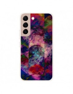 Coque Samsung Galaxy S22 Plus 5G Abstract Galaxy Azteque...
