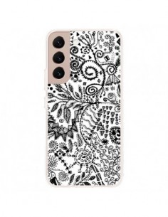 Coque Samsung Galaxy S22 Plus 5G Azteque Blanc et Noir -...