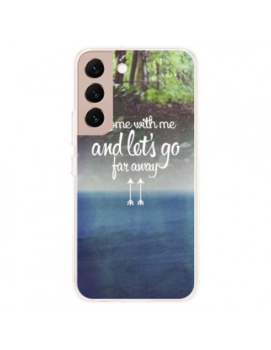 Coque Samsung Galaxy S22 Plus 5G Let's Go Far Away Forest Foret - Eleaxart