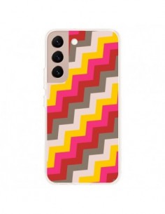 Coque Samsung Galaxy S22 Plus 5G Lignes Triangle Azteque...