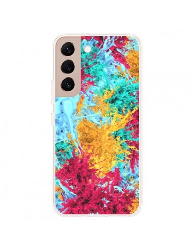 Coque Samsung Galaxy S22 Plus 5G Splashes Peintures - Eleaxart