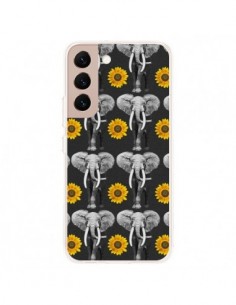 Coque Samsung Galaxy S22 Plus 5G Elephant Tournesol -...