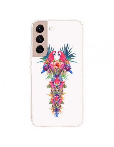 Coque Samsung Galaxy S22 Plus 5G Parrot Kingdom Royaume Perroquet - Eleaxart