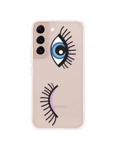 Coque Samsung Galaxy S22 Plus 5G Eyes Oeil Yeux Bleus Transparente -  Léa Clément