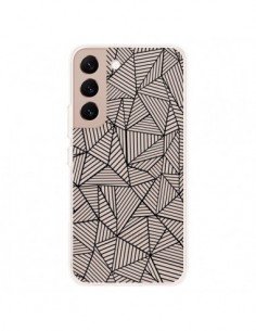 Coque Samsung Galaxy S22 Plus 5G Lignes Grilles Triangles...