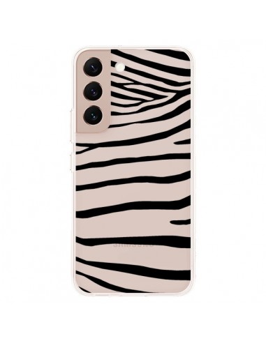 Coque Samsung Galaxy S22 Plus 5G Zebre Zebra Noir Transparente - Project M