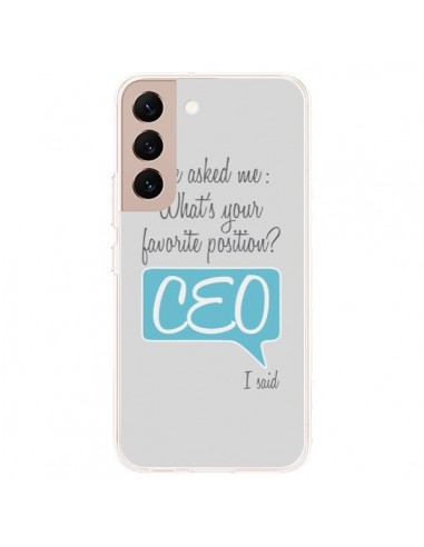 Coque Samsung Galaxy S22 Plus 5G What's your favorite position CEO I said, bleu - Shop Gasoline