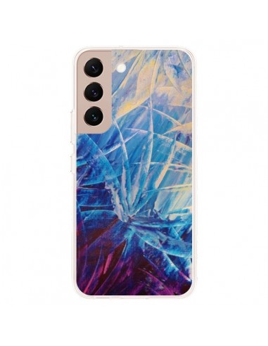 Coque Samsung Galaxy S22 Plus 5G Fleurs Violettes françaises - Ebi Emporium