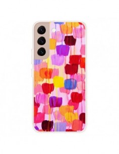 Coque Samsung Galaxy S22 Plus 5G Pois Roses Dottie - Ebi...