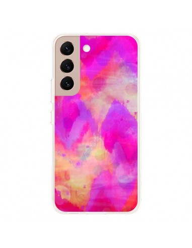 Coque Samsung Galaxy S22 Plus 5G Coeur Tribal Rose - Ebi Emporium