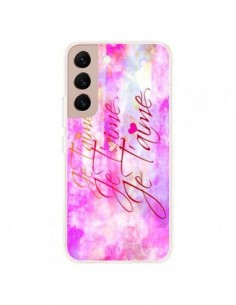 Coque Samsung Galaxy S22 Plus 5G Je t'aime I Love You -...