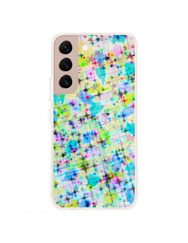 Coque Samsung Galaxy S22 Plus 5G Stars Etoiles Bleues - Ebi Emporium