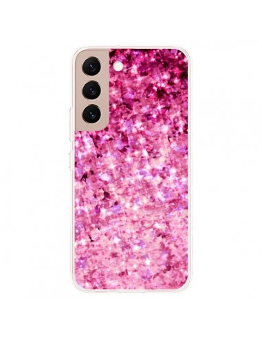 Coque Samsung Galaxy S22 Plus 5G Romance Me Paillettes Roses - Ebi Emporium