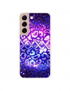 Coque Samsung Galaxy S22 Plus 5G Tribal Leopard Galaxy -...