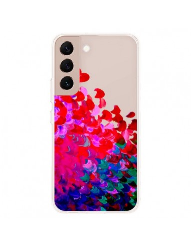 Coque Samsung Galaxy S22 Plus 5G Creation in Color Pink Rose Transparente - Ebi Emporium