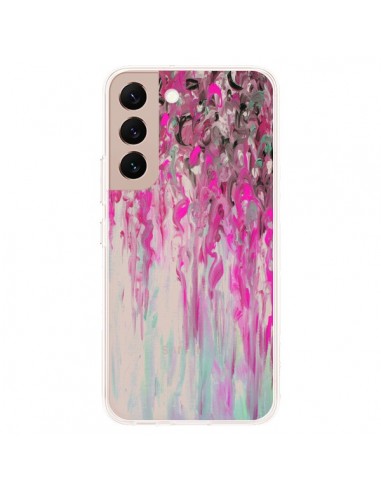 Coque Samsung Galaxy S22 Plus 5G Tempête Rose Transparente - Ebi Emporium