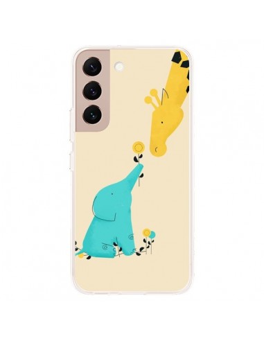 Coque Samsung Galaxy S22 Plus 5G Elephant Bebe Girafe - Jay Fleck