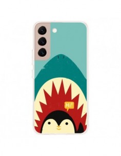 Coque Samsung Galaxy S22 Plus 5G Pingouin Requin - Jay Fleck