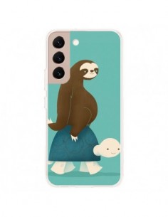 Coque Samsung Galaxy S22 Plus 5G Tortue Taxi Singe Slow...