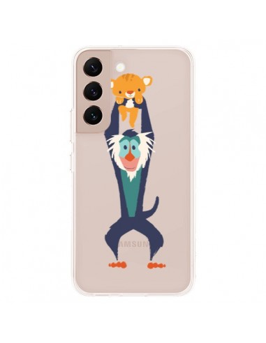 Coque Samsung Galaxy S22 Plus 5G Futur Roi Lion King Rafiki Transparente - Jay Fleck