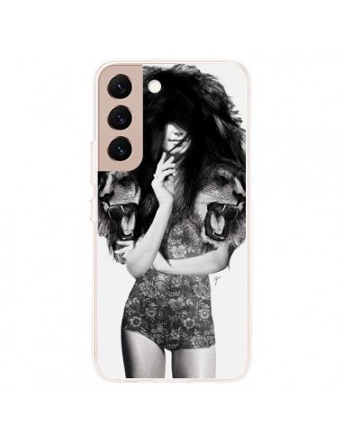 Coque Samsung Galaxy S22 Plus 5G Femme Lion - Jenny Liz Rome