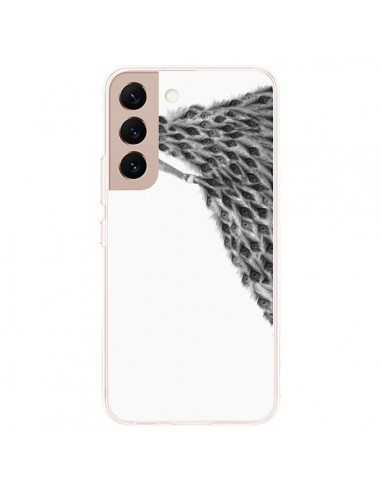 Coque Samsung Galaxy S22 Plus 5G Peacock Paon Robe Femme - Jenny Liz Rome