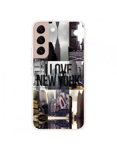 Coque Samsung Galaxy S22 Plus 5G I love New Yorck City noir - Javier Martinez