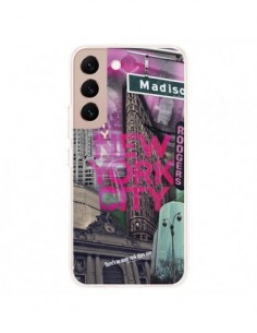 Coque Samsung Galaxy S22 Plus 5G New York City Rose -...