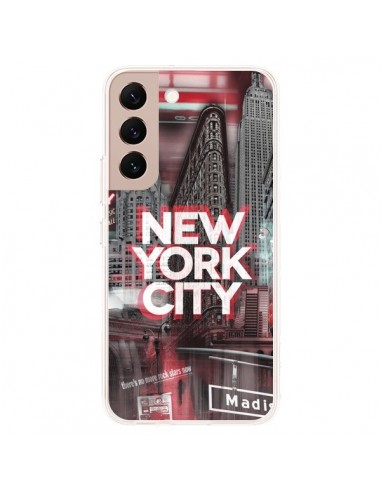 Coque Samsung Galaxy S22 Plus 5G New York City Rouge - Javier Martinez