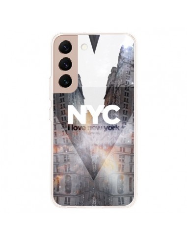 Coque Samsung Galaxy S22 Plus 5G I Love New York City Orange - Javier Martinez