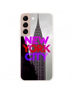 Coque Samsung Galaxy S22 Plus 5G New York City Rose Rouge...