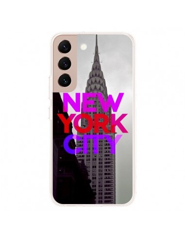 Coque Samsung Galaxy S22 Plus 5G New York City Rose Rouge - Javier Martinez