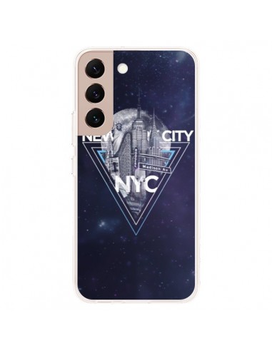 Coque Samsung Galaxy S22 Plus 5G New York City Triangle Bleu - Javier Martinez