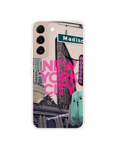 Coque Samsung Galaxy S22 Plus 5G New Yorck City NYC Transparente - Javier Martinez