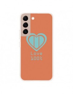 Coque Samsung Galaxy S22 Plus 5G Love 100% Coeur Amour -...