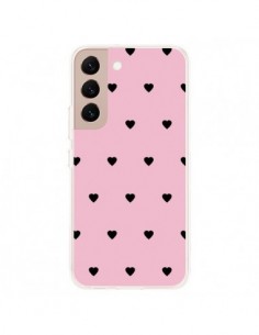 Coque Samsung Galaxy S22 Plus 5G Coeurs Roses - Jonathan...