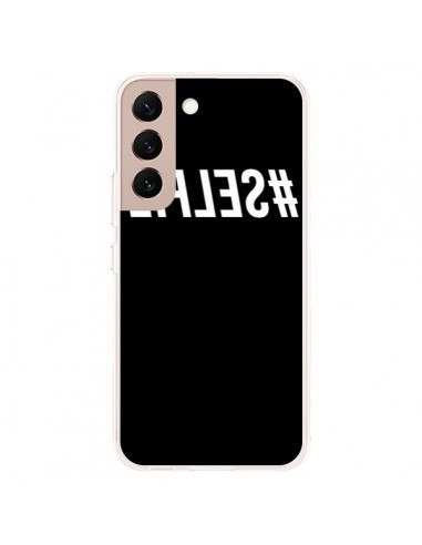 Coque Samsung Galaxy S22 Plus 5G Hashtag Selfie Blanc Inversé - Jonathan Perez